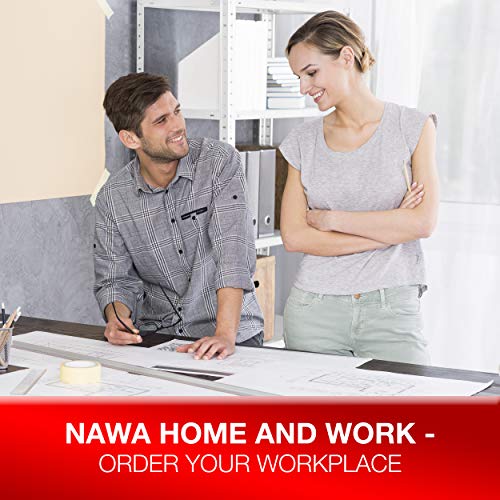 NAWA Home & Work | Juego de 2 Kits de Estanterías 100% metálicas de Tornillos | 2X Medida 180 x 90 x 30 cm | Almacenamiento con 10 estantes Ajustables | Color Blanca