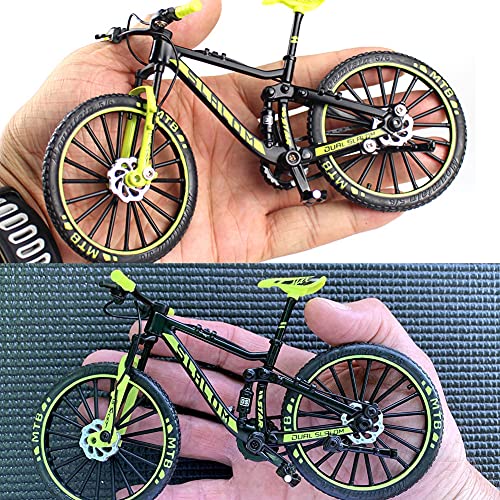 Nesloonp Mini Bike Metal Finger Mountain Bike Finger Mountain Bike Colección de Juguetes de Metal en Miniatura Crazy Mini Bike Model (Escala 1:10)