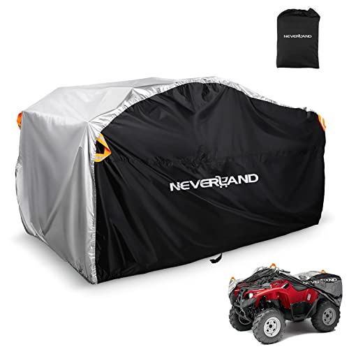 Neverland Funda Quad,Impermeable Cubierta para Quad ATV Cover Exterior con Tafetán de Poliéster 190T Agujeros para la Cerraduracubre para Quad Protección contra la Lluvia Nieve Polvo Granizo Sol XXXL