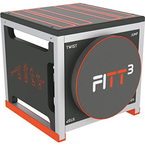 New Image Fitt Cube Total del Cuerpo, máquina de Entrenamiento de intervalos de Alta Intensidad, Unisex, Negro, Cubo