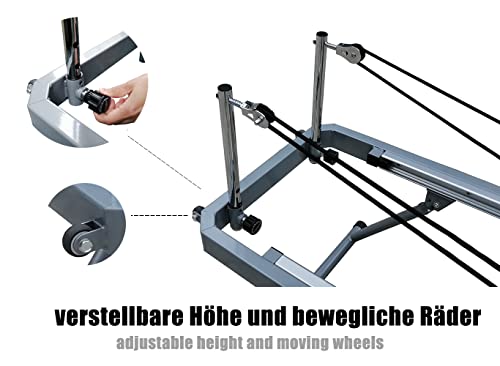 nexace Reformador de Pilates Plegable para Uso doméstico, máquina de Pilates