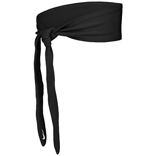 Nike Bandana Head Tie Diadema, Adultos Unisex, Negro, Talla única