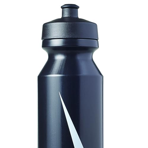 Nike Big Mouth Bottle - Botella de agua (2,0 32 onzas, 946 ml), color negro y blanco