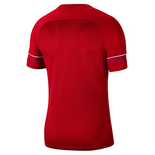 Nike CW6101 M NK Dry ACD21 Top SS T-Shirt Mens University Red/White/Gym Red/White XL