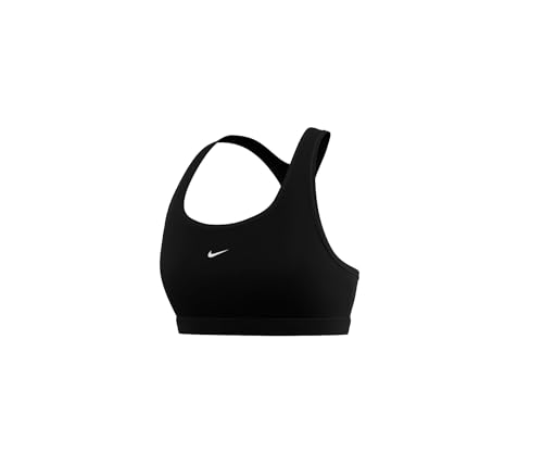 Nike DX6817-010 W NK SWSH LGT SPT Bra Sports Bra Mujer Black/White Tamaño XS