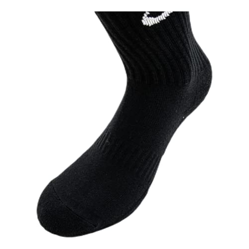 NIKE Everyday Cushioned, Calcetines Hombre, Negro, M Paquete De 3