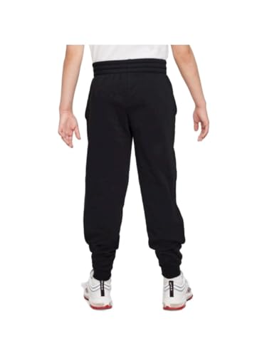 Nike K NSW Club FLC JGGR LBR Pants, Black/White, 12-13 años Unisex