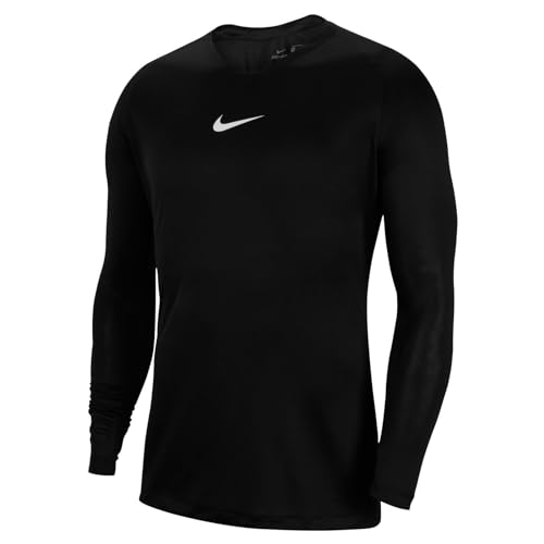 Nike M NK Dry Park 1Stlyr JSY LS Long Sleeved t-Shirt, Hombre, Black/White, M