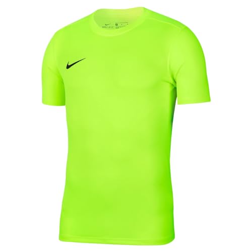 Nike M Nk Dry Park Vii Jsy Ss T-Shirt, Hombre, volt/black, M
