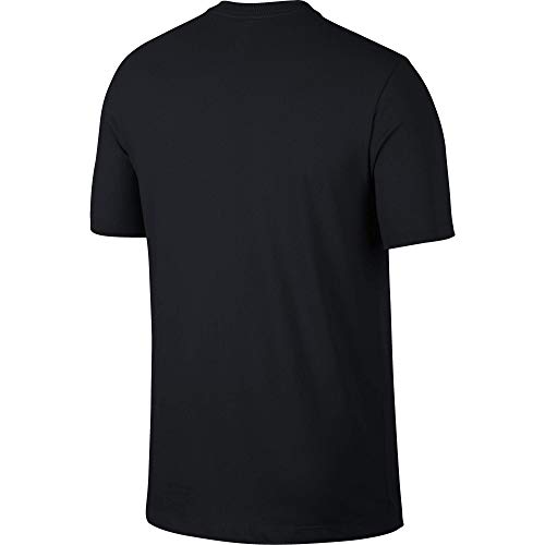 Nike M NK Dry tee Dfc Crew Solid Camiseta de Manga Corta, Hombre, Negro (Black/White), XL
