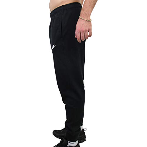 Nike M NSW Club Jggr Ft Pant, Hombre, Black/Black/White, M