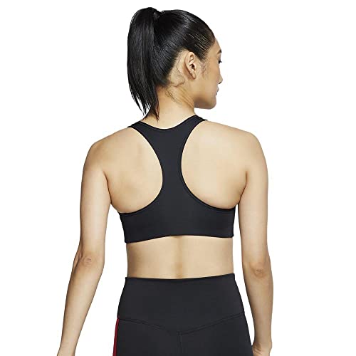 Nike Med Pad Bra Sports Bra, Mujer, Black/(White), XL