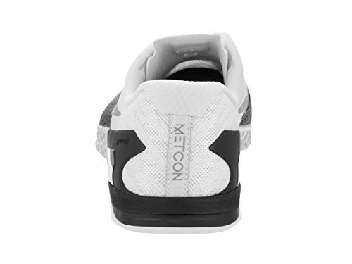 Nike Metcon 3 852928-005 - Zapatillas de entrenamiento para hombre, BLACK/WHITE-METALLIC, 8