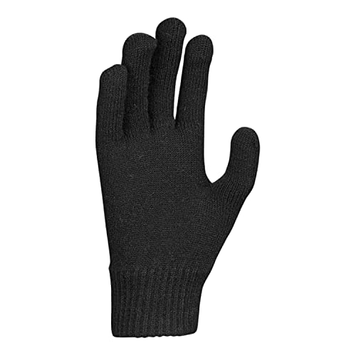 Nike Swoosh 2.0 Knit Gloves N1000665-010, Unisex Gloves, Black, S/M EU
