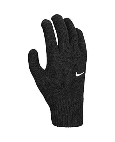 Nike Swoosh 2.0 Knit Gloves N1000665-010, Unisex Gloves, Black, S/M EU