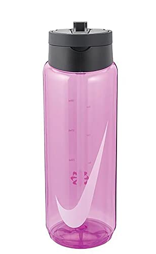 Nike Unisex – Adulto TR Renew Recharge Botella de agua para adultos, color rosa, negro y blanco, 709 ml