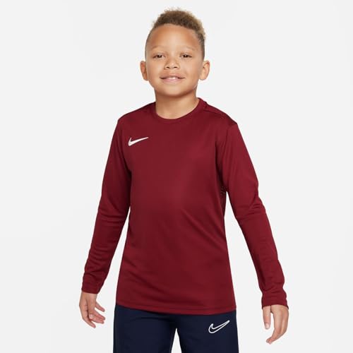 Nike Unisex Niños Camiseta de Manga Larga Nk Df Park VII, Team Red y White, BV6740-677, L