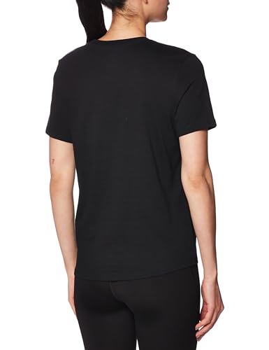 Nike W NSW tee Club T-Shirt, Black, Large para Mujer