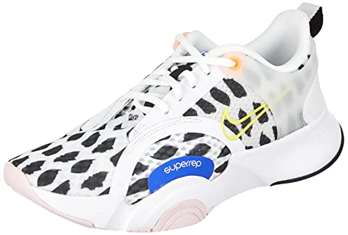Nike W Superrep Go 2 Zapatillas, Mujer, Blanco (White/Yellow Strike/Black), 40 EU