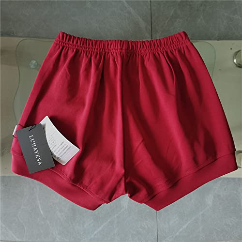 Ninguna marca luhayesa profesional Iyengar Yoga pantalones cortos mujeres rosa suave tela algodón Iyengar pantalones cortos