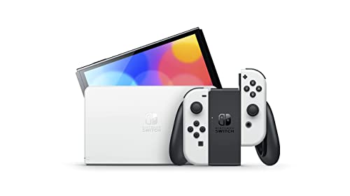 Nintendo Consola Nintendo Switch (modelo OLED), Pantalla de 7 Pulgadas, Con Estación de Acoplamiento Joy-Con Blanca