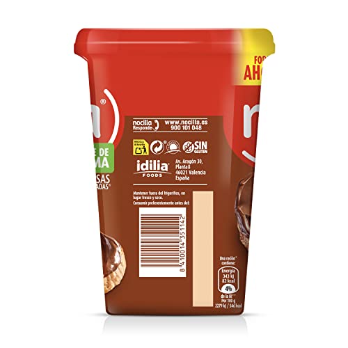 Nocilla Original - Crema al cacao con avellanas sin aceite de palma, tarrina 750 g