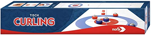 noris 606101717 Curling - Mesa con rizador Enrollable para Mayor diversión Incluso en Movimiento, Superficie de Juego 195 x 38 cm a Partir de 6 años