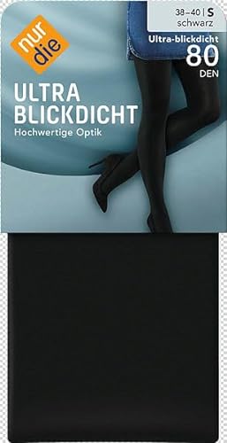 Nur Die Ultra-Blickdicht Strumpfhose, Medias Mujer, 80 DEN, Negro (schwarz 94), 44