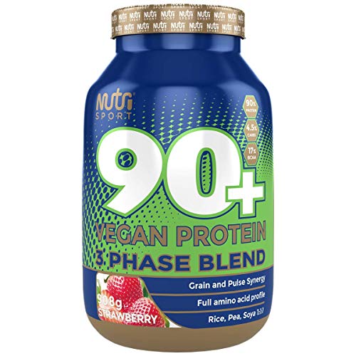 NutriSport 90+ Vegan Protein 908g Strawberry