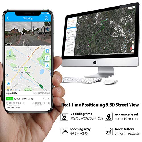OBD Localizador GPS, JIMI Tracker GPS OB22 Plug&Play, Seguimiento en Tiempo Real, Geo-cercas, Sistema de Alerta para Automóviles, Camiones, Taxis OBDII