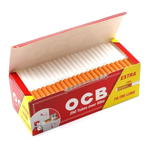 OCB Caja de 250 Tubos Extra x 4