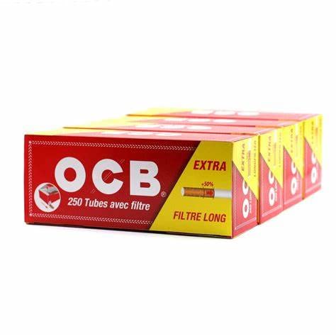 OCB Caja de 250 Tubos Extra x 4