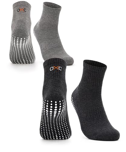Occulto calcetines antideslizantes para hombre 2-4 pares (modelo: Andi) 2 Pares | negro,gris 43-46