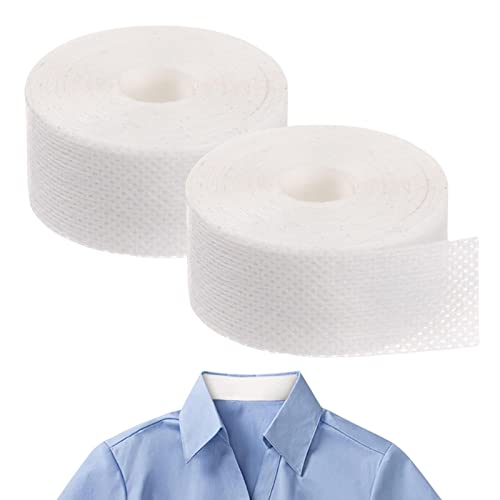 Odavom 2 cinta protectora para cuello camisa, parches autoadhesivos para el cuello, protector invisible para sombreros sol, gorras tenis, gorras golf, camisas, gorras sudor,