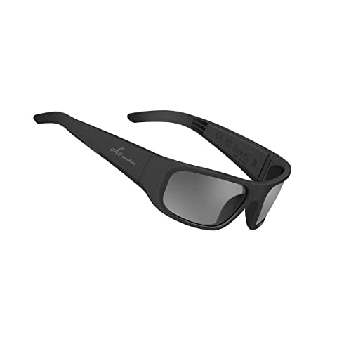 OhO Smart Glasses,Polarized Sunglasses with Bluetooth Speaker,Athletic/Outdoor UV Protection and Voice Control,Unisex(Grey Lens)