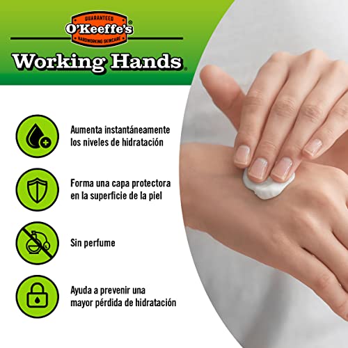 O`Keeffes Working Hands - Crema para manos secas y agrietadas - Tubo 80ml