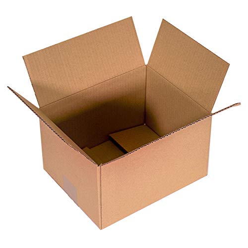 Only Boxes, Pack 25 Cajas de Cartón para envíos Almacenamiento Paquetería, Canal Simple Reforzado, Caja almacenaje, Dimensiones: 20x15x15 cm, Caja cartón con solapa