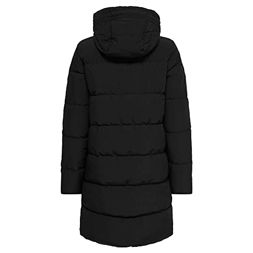 Only Onldolly Long Buffer Coat CC Otw Abrigo, Negro (Black), M para Mujer