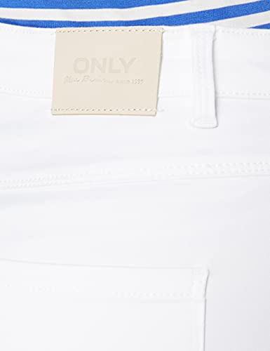 ONLY Onlroyal HW Skinny Fit Jeans, White, S / 32 para Mujer