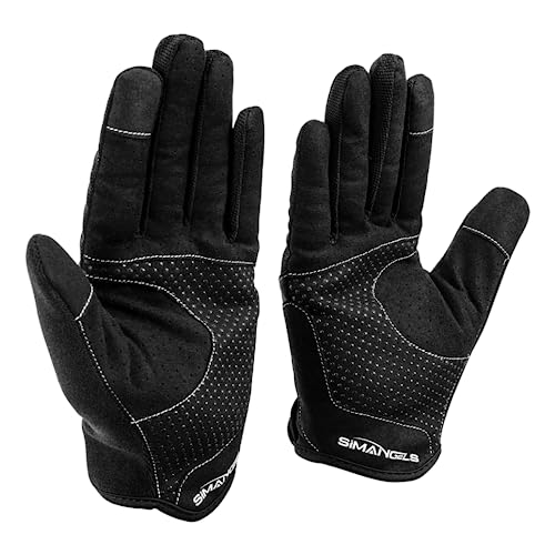 OPLITE Simracing Gloves Gants de Protection Karting Simulation Course Gaming Noir Taille M 22 x 9 cm