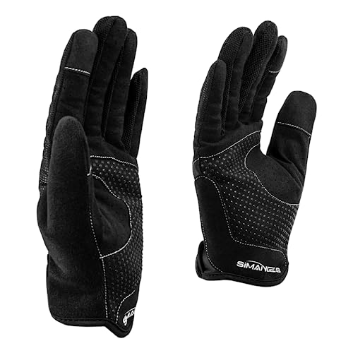 OPLITE Simracing Gloves Gants de Protection Karting Simulation Course Gaming Noir Taille M 22 x 9 cm