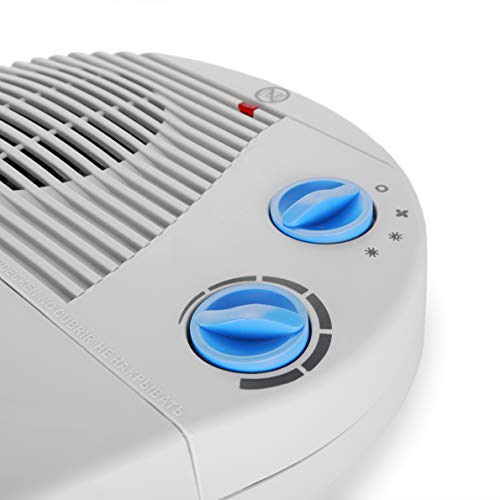 Orbegozo FH 5008 - Calefactor eléctrico con dos niveles de calor y modo ventilador de aire frío, 2000 W, Blanco