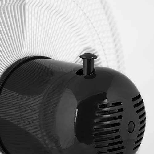 Orbegozo TF 0133 - Ventilador de sobremesa, oscilante, 3 velocidades, diámetro hélice 30 cm, asa, 40 W, piloto luminoso LED, blanco
