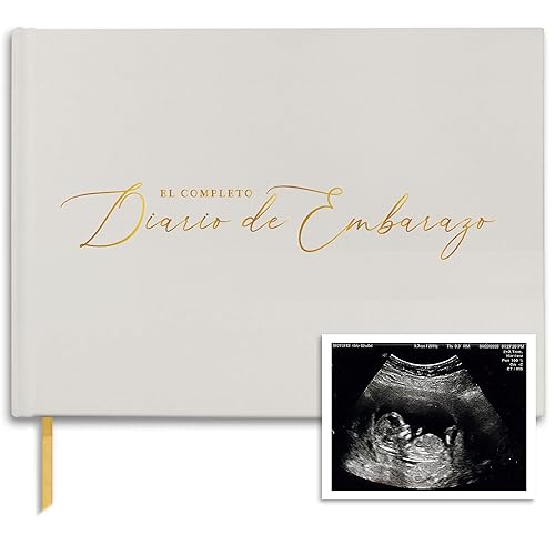 Organizador Y Diario de Embarazo para Regalo – Lujoso Libro de Embarazo para Futuras Mamás – Incluye Agenda de Embarazo, Álbum de Recortes, Lista de Comprobación, Organizador y Libro de Recuerdos