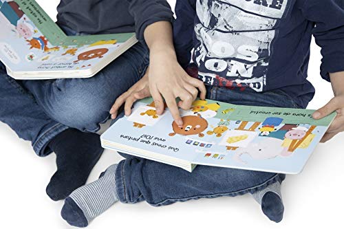 Oso y Ratona - ¡Buenos días!: Un libro de cartón con pestañas (Pequeñas manitas)