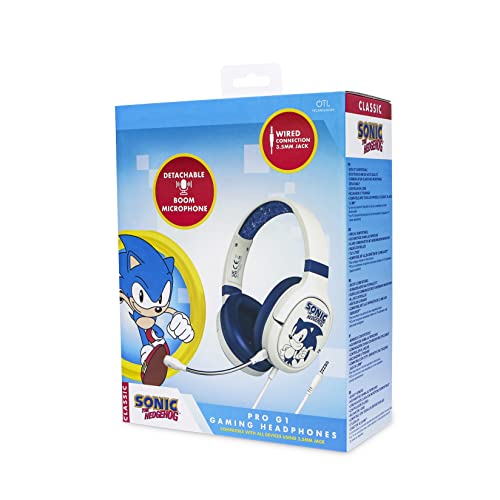 OTL - Pro G1 Sega Classic Sonic The Hedgehog Gaming Headphones (SH0900)