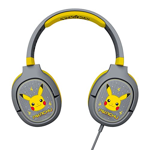 OTL Technologies Pokémon Pikachu Grey Pro G1 Auriculares para Juegos