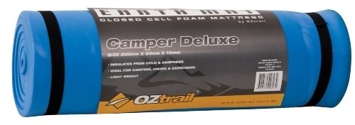 OZtrail - Colchoneta de Espuma de 10mm Earth Mat Camper Deluxe EMF-EM10-A Esterilla, colchoneta de Camping, para Acampar 200x50x1cm 410gr, colchón Aislante