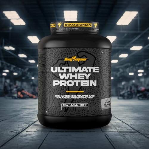 Pack BigMan Ultimate Whey Protein 2 kg + MULTI VITS Perlas 30 caps + Shaker REGALO Y MUESTRAS (CHOCOLATE) | Aumenta el crecimiento muscular | Entrenamientos intensos | Máxima asimilación