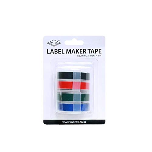 Pack cintas etiquetadora de relieve tipo dymo (Clásico)